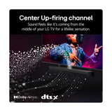 LG US70TY Black 3.1.1 channels 400 W