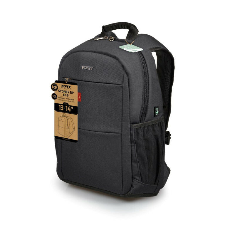 Port Designs Sydney Eco backpack Casual backpack Black Polyethylene terephthalate (PET)