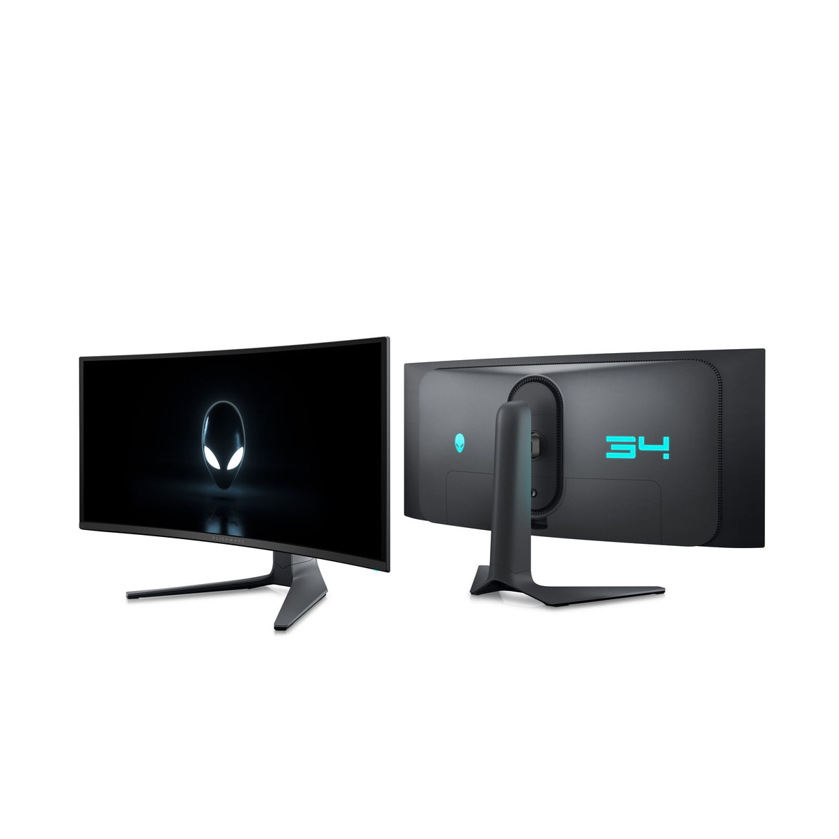 Alienware AW3423DWF computer monitor 86.8 cm (34.2") 3440 x 1440 pixels UltraWide Quad HD QD-OLED Black