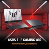 ASUS TUF Gaming A16 FA608UHI-TU127W AMD Ryzen™ 7 260 Laptop 40.6 cm (16") WUXGA 16 GB DDR5-SDRAM 1 TB SSD NVIDIA® GeForce RTX™ 5050 Laptop GPU Wi-Fi 6E (802.11ax) Windows 11 Home Grey