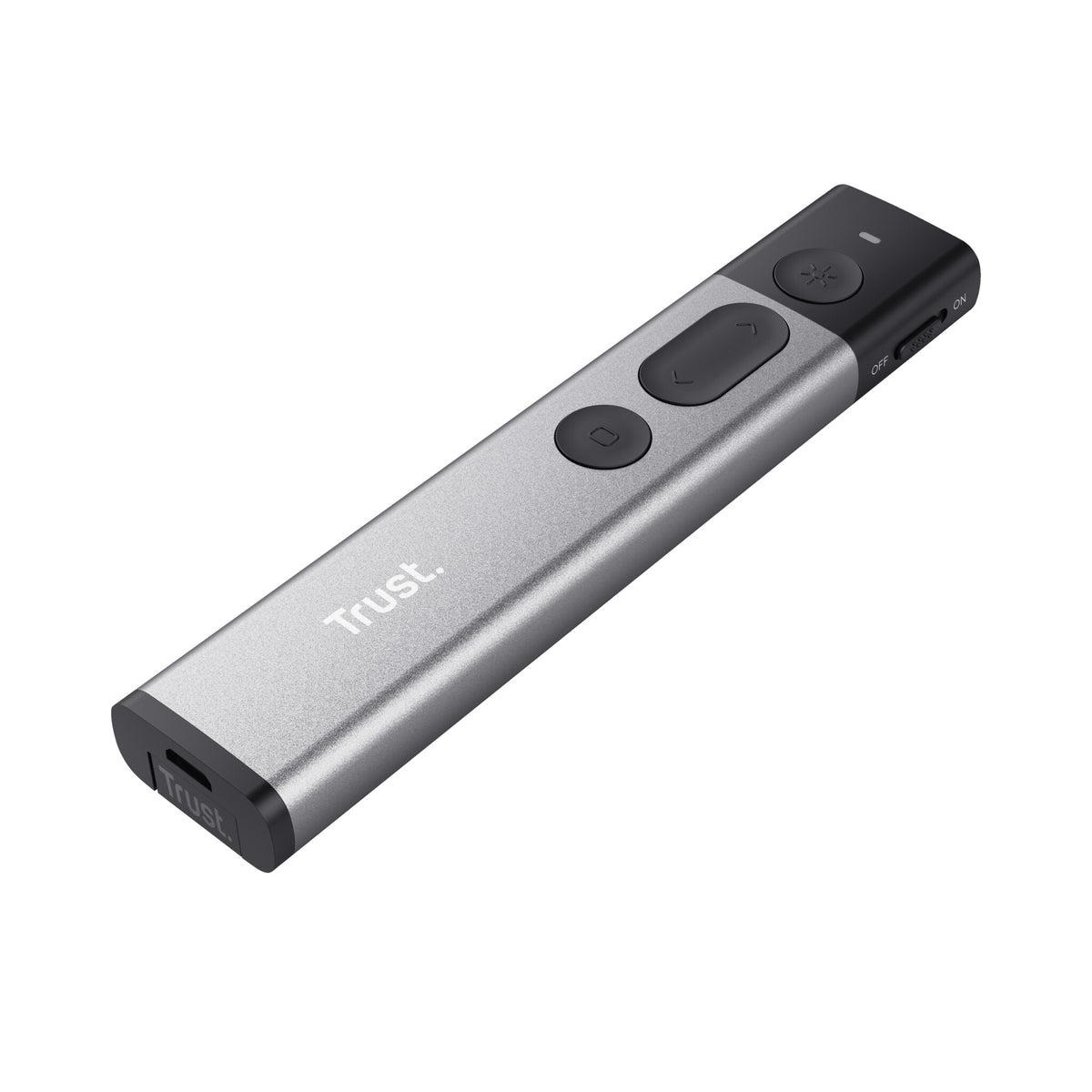 Trust Kazun wireless presenter RF Aluminium, Black