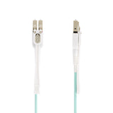 StarTech.com 4m (13ft) LC to LC (UPC) OM4 Multimode Fiber Optic Cable w/Push Pull Tabs, 50/125µm, 100G, Bend Insensitive, Low Insertion Loss - LSZH Fiber Jumper Cord
