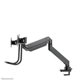 Neomounts NM-D775DXBLACK Monitor arm 10-32" - gas spring - Topfix - 180°-stop