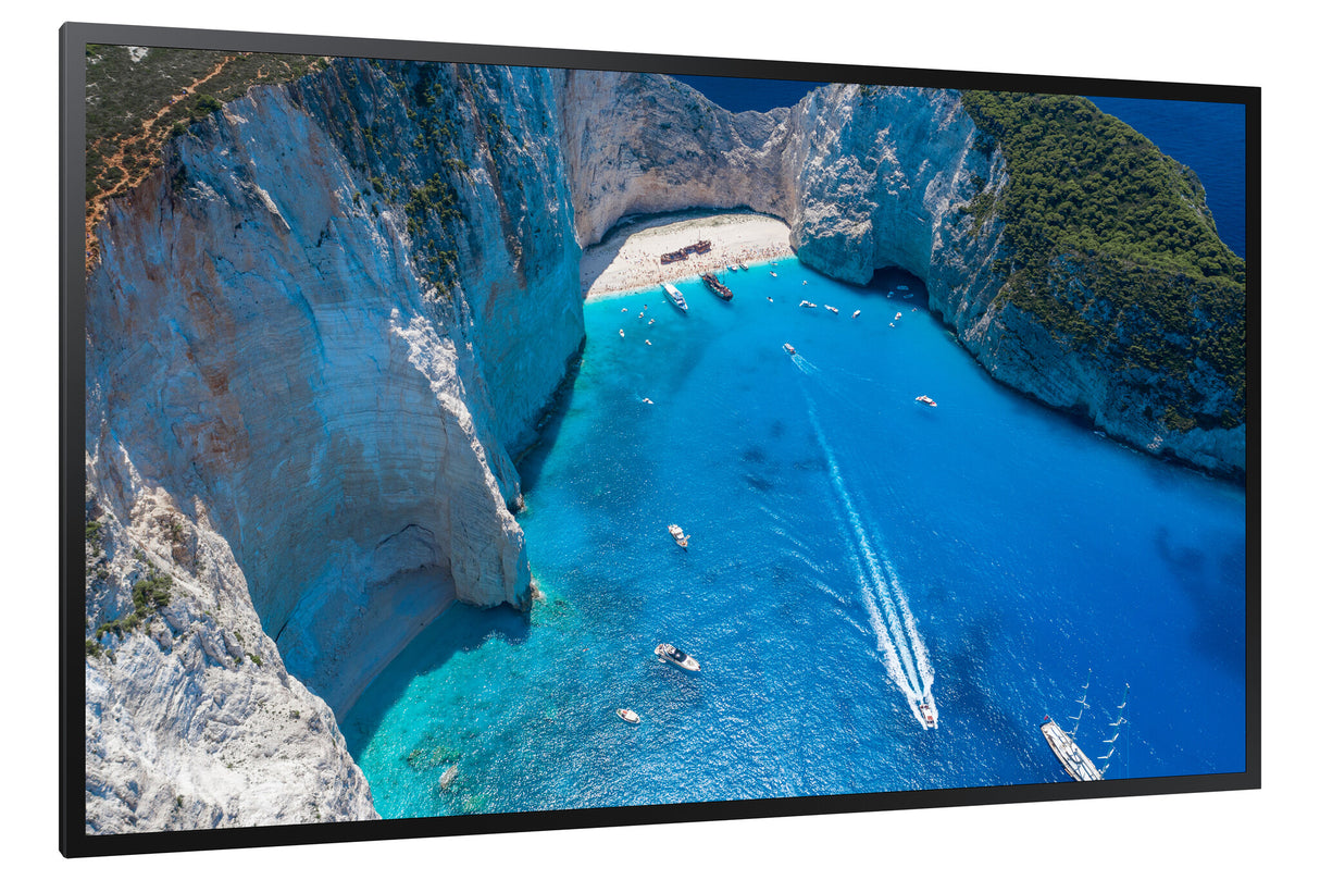 Samsung OM75A Digital signage flat panel 190.5 cm (75") LCD Wi-Fi 4000 cd/m² 4K Ultra HD Black Built-in processor Tizen 5.0 24/7