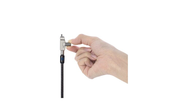 Kensington Slim N17 2.0 Keyed Dual Head Laptop Lock for Wedge-Shaped Slots