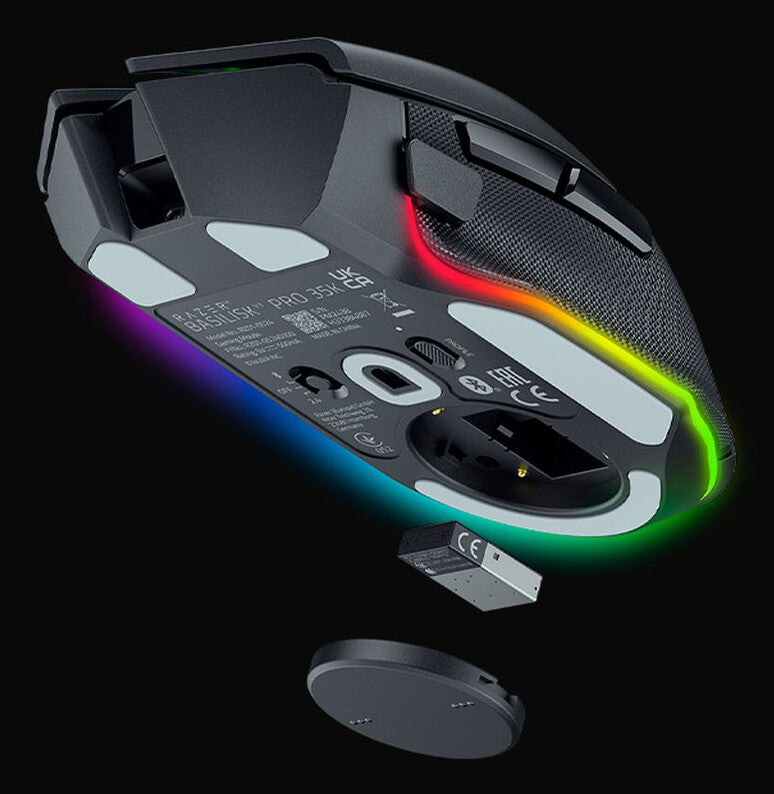 Razer Basilisk V3 Pro 35K mouse Gaming Right-hand RF Wireless + Bluetooth + USB Type-A Optical 35000 DPI