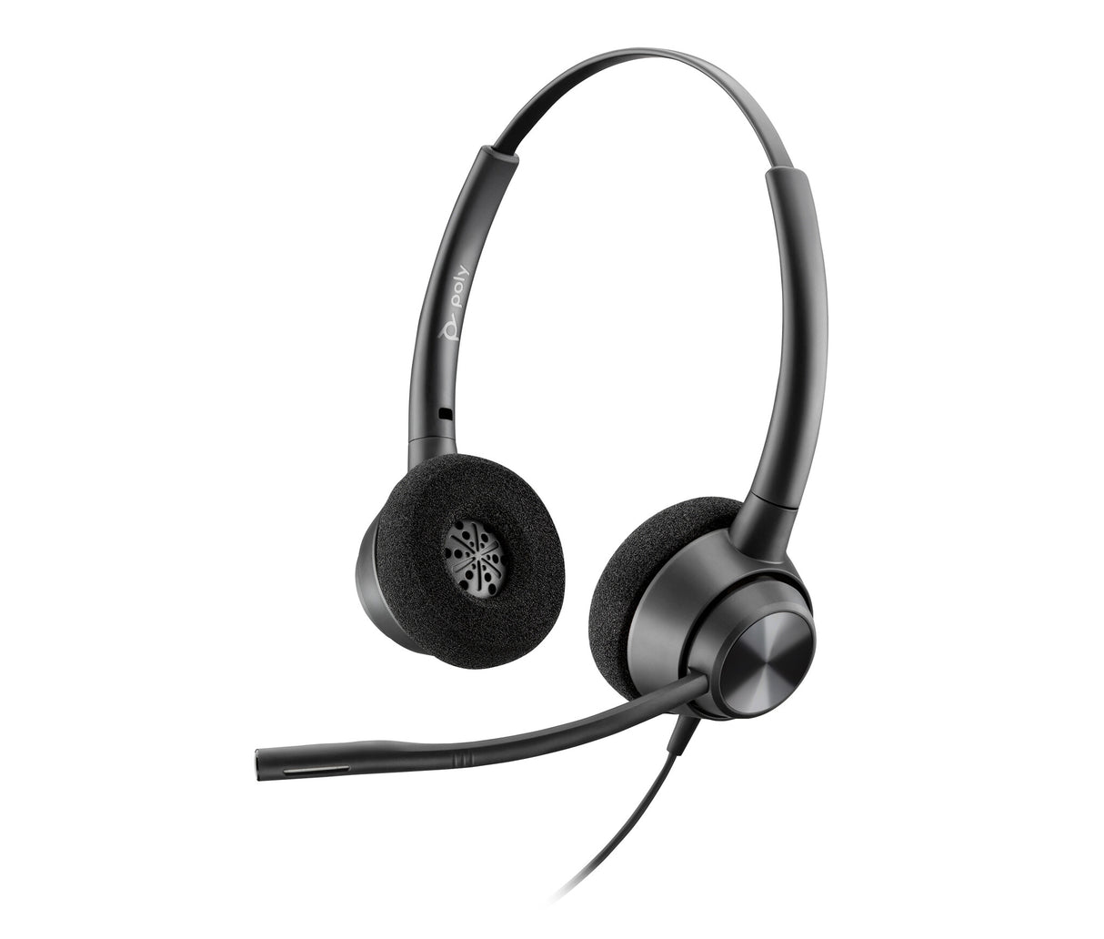 HP Poly EncorePro 320 with Quick Disconnect Binaural Headset TAA