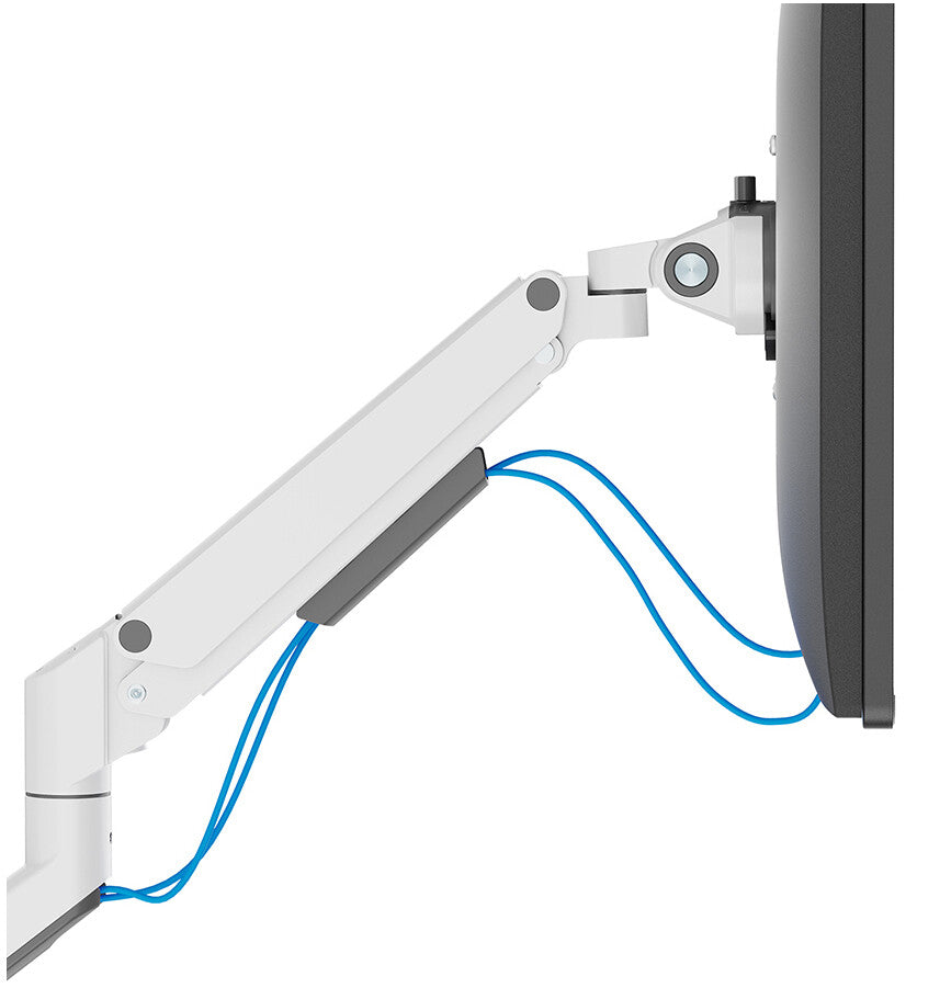 Neomounts DS70-250WH1 Monitor arm 17-35" - gas spring - Topfix - 180°-stop