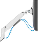 Neomounts DS70-250WH1 Monitor arm 17-35" - gas spring - Topfix - 180°-stop
