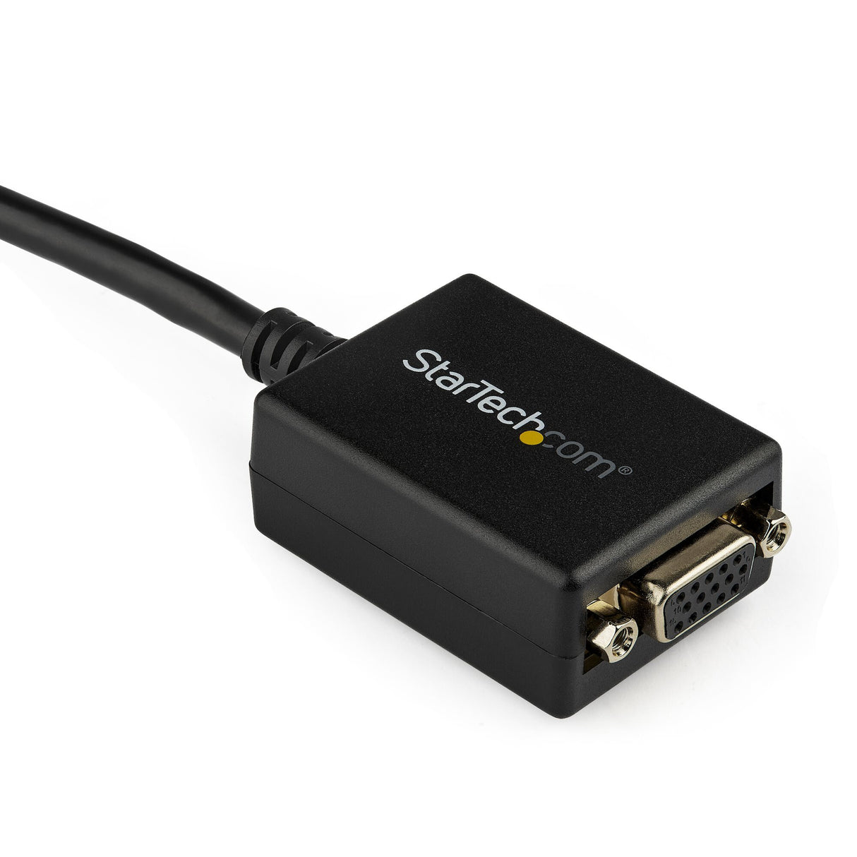 StarTech.com DisplayPort to VGA Adapter - Active DP to VGA Converter - 1080p Video - DisplayPort Certified - DP/DP++ Source to VGA Monitor Cable Adapter Dongle - Latching DP Connector