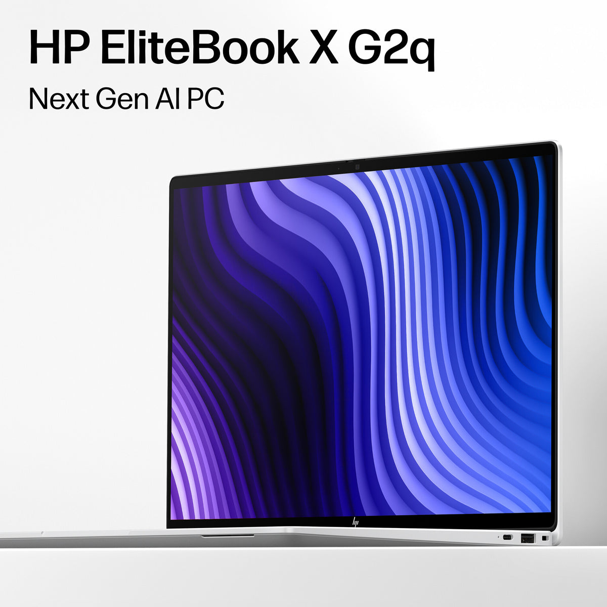 HP EliteBook X G2q 14 inch Notebook Next Gen AI PC Wolf Pro Security Edition Copilot+ PC Laptop 35.6 cm (14") 3K 32 GB LPDDR5x-SDRAM 512 GB SSD Wi-Fi 7 (802.11be) Windows 11 Pro Blue