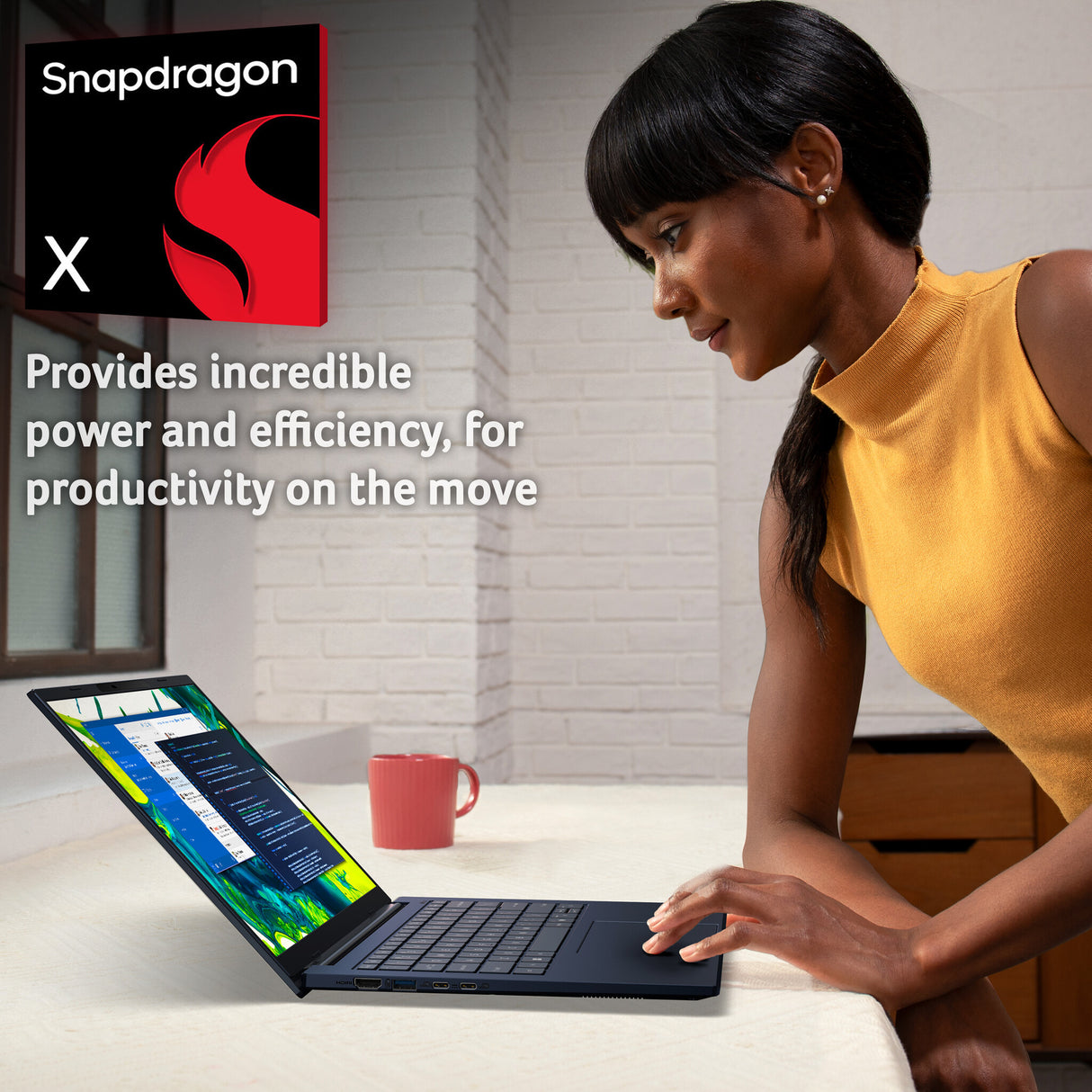 Acer Aspire 14 AI A14‑11M – 14" WUXGA (1920×1200) 120Hz, Snapdragon X1‑26100, 16GB LPDDR5X, 512GB SSD, Windows 11 Laptop