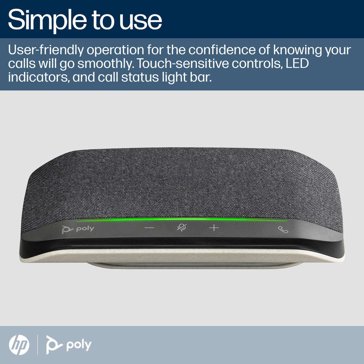 HP Poly Sync 10 Speakerphone +USB-A to USB-C Cable