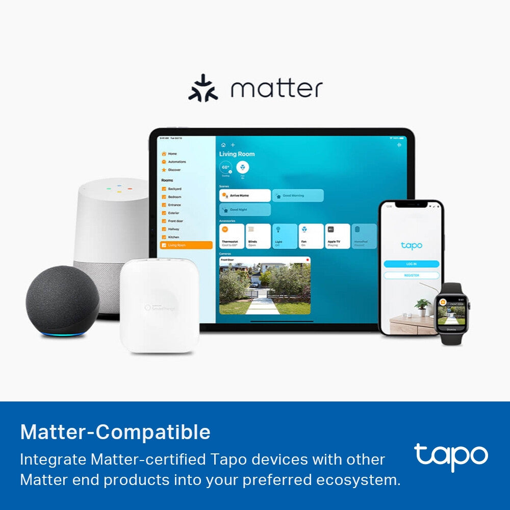 TP-Link Tapo Smart Light Bulb, Multicolor,Matter