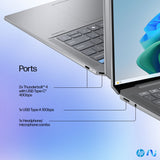 HP OmniBook Ultra 14-fd0002na Copilot+ PC AMD Ryzen AI 9 365 Laptop 35.6 cm (14") Touchscreen 2.2K 32 GB LPDDR5x-SDRAM 1 TB SSD Wi-Fi 7 (802.11be) Windows 11 Home Silver