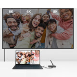 j5create JCA465 - 8K USB-C® to Dual HDMI™ Display Adapter