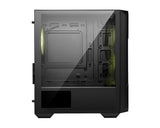 MSI MAG FORGE M120R AIRFLOW computer case Mini Tower Black, Transparent