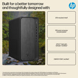 HP OmniDesk M02-0005na AMD Ryzen™ 5 8500G 8 GB DDR5-SDRAM 1 TB SSD Windows 11 Home Tower PC AI PC Black