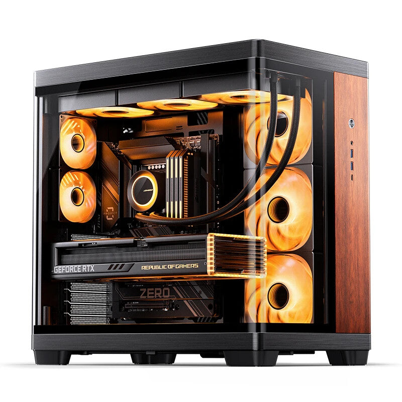 Jonsbo TK-4 Wood Tower Black, Wood