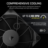Corsair RS120 Computer case Fan 12 cm Black 1 pc(s)