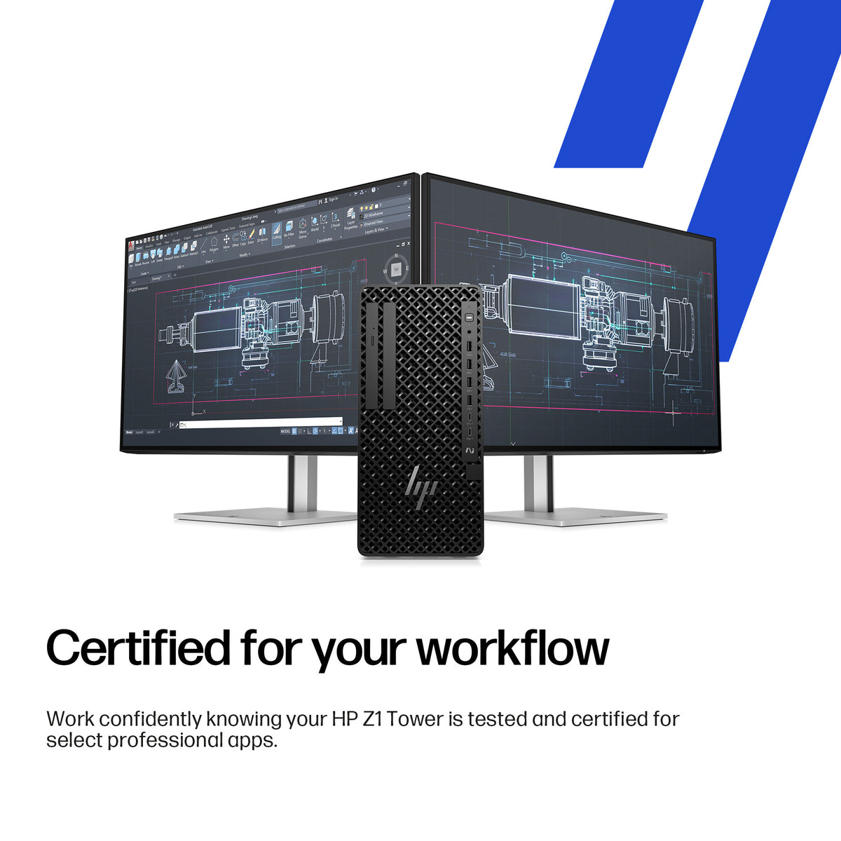 HP Z1 Tower G1i Desktop PC Windows 11 Pro Workstation AI PC, AI Workstation Black