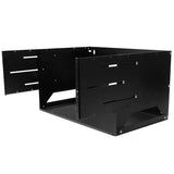 StarTech.com Wall-Mount Server Rack with Built-in Shelf - Solid Steel - 4U