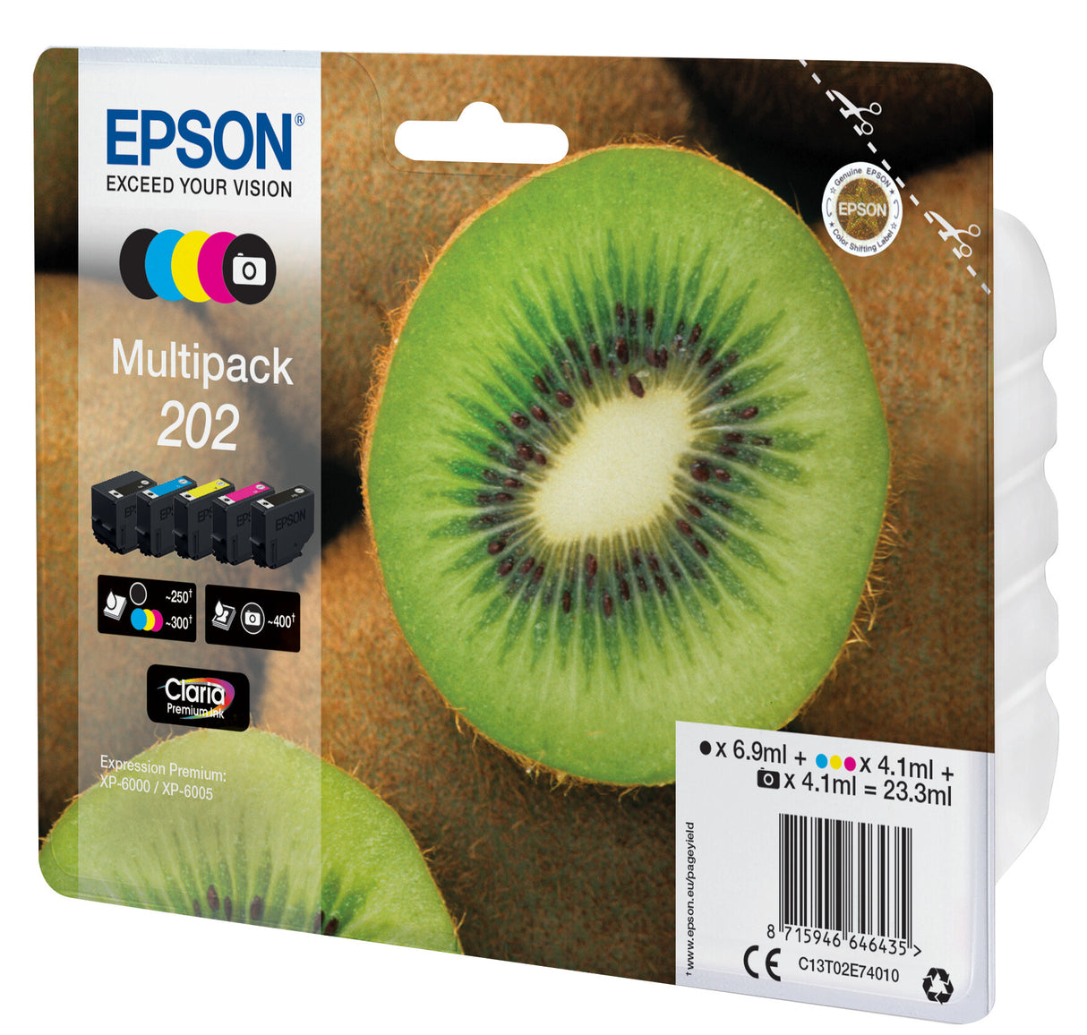 Epson Kiwi Multipack 5-colours 202 Claria Premium Ink