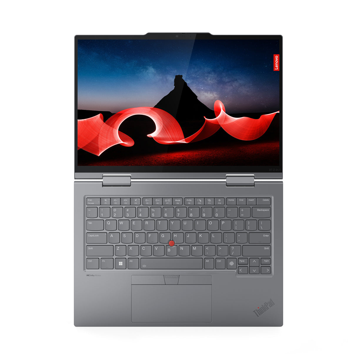 Lenovo ThinkPad X1 2-in-1 Intel Core Ultra 7 155U Hybrid (2-in-1) 35.6 cm (14") Touchscreen WUXGA 32 GB LPDDR5x-SDRAM 1 TB SSD Wi-Fi 6E (802.11ax) Windows 11 Pro Grey