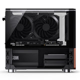 Jonsbo V12 BLACK computer case Black, Wood