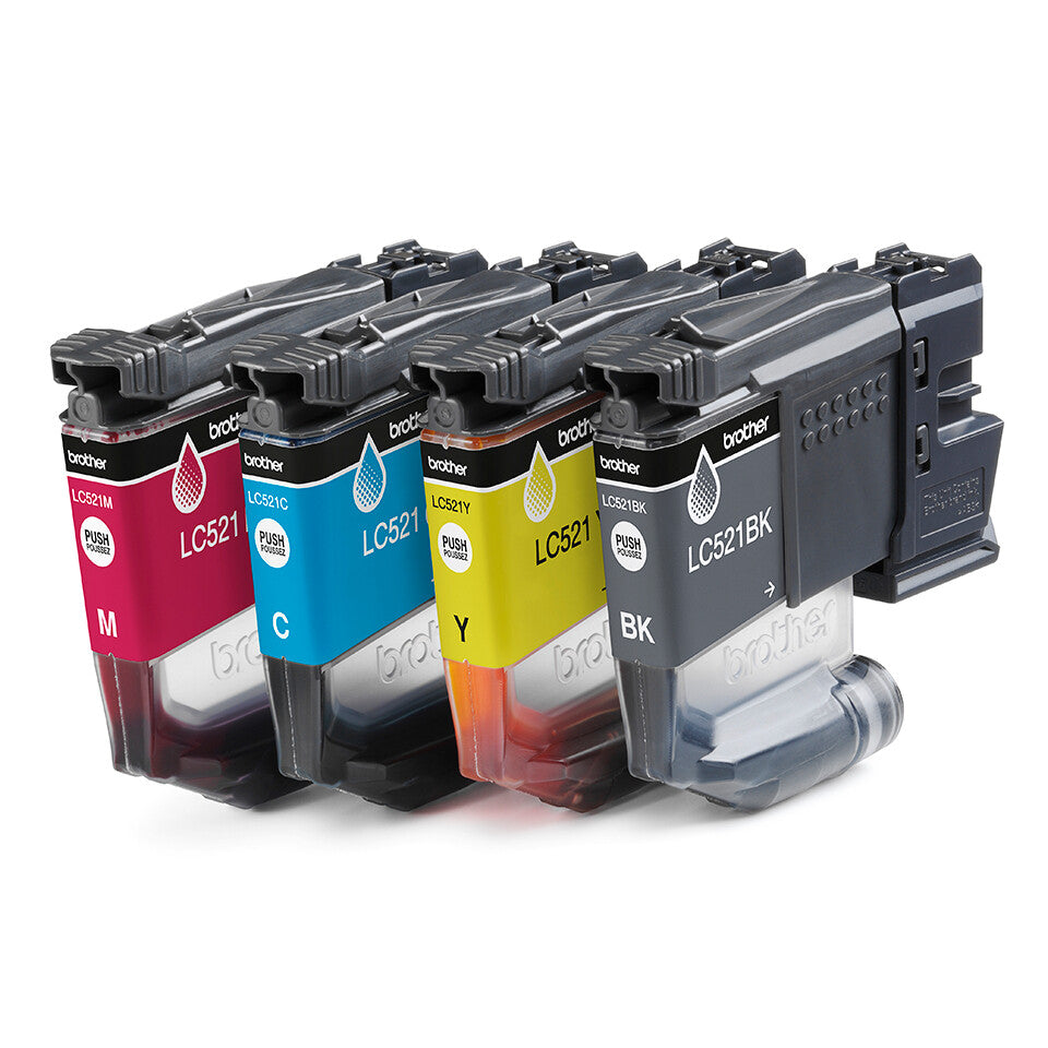 554 Ink Brother LC521VAL Genuine Ink Cartridge Value Pack β Direct Computers