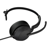 Jabra Evolve2 50 Headset Wired Head-band Office/Call center USB Type-C / USB Type-A Bluetooth Black