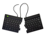 R-Go Tools Ergonomic keyboard R-Go Split Break v2 with break software, ergonomic split keyboard, QWERTY (UK), Wired, black