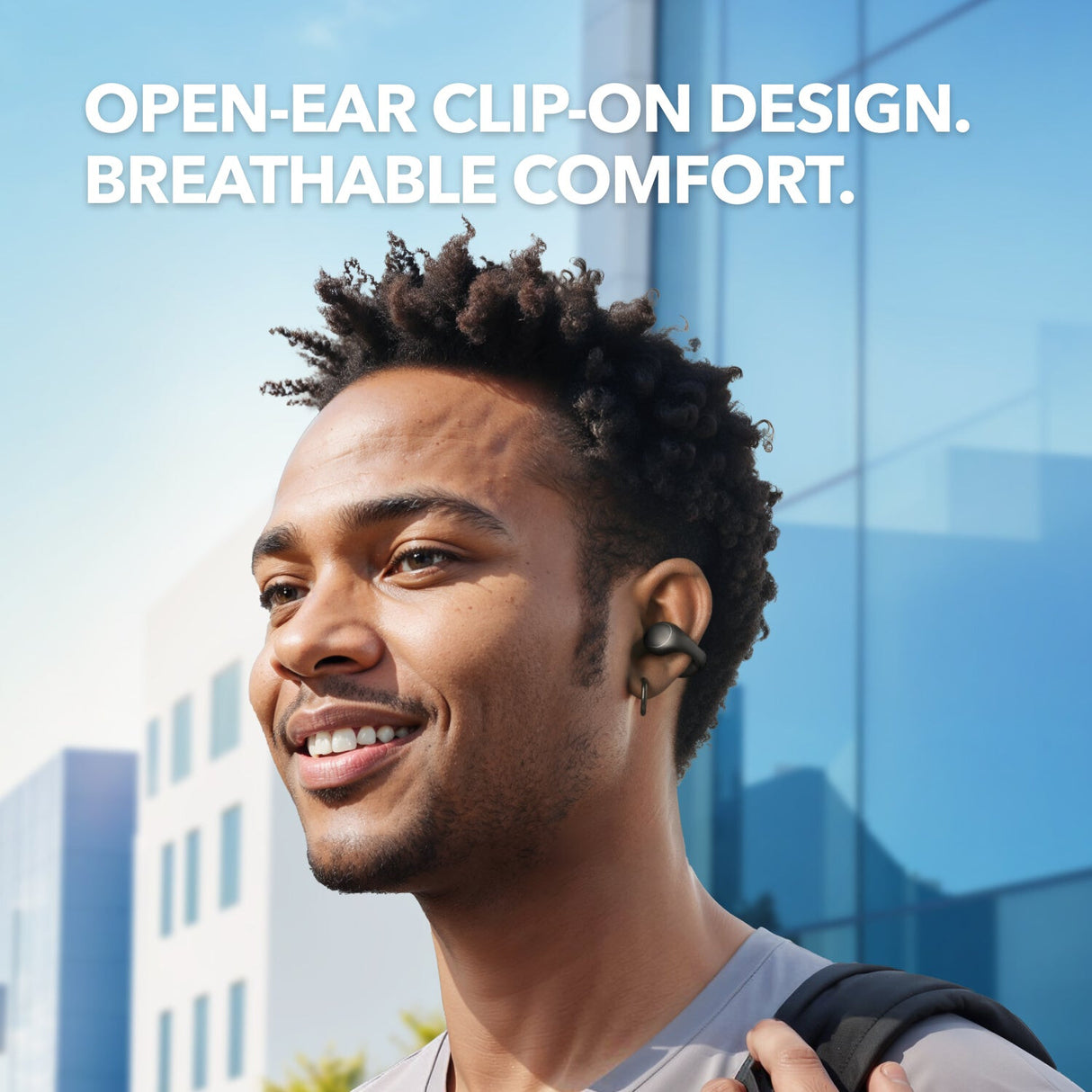 Anker C40i Headphones Wireless Open-ear Calls/Music/Sport/Everyday Bluetooth Black