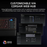 Corsair VANGUARD 96 keyboard Gaming USB QWERTY UK English Black