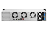 QNAP TS-864EU-RP-8G NAS/storage server Rack (2U) Intel® Celeron® N5095 8 GB DDR4 0 TB QNAP Turbo System Black