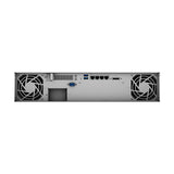 Synology RackStation RS1221+ NAS/storage server Rack (2U) Ryzen Embedded V1500B 4 GB DDR4 0 TB DiskStation Manager Black