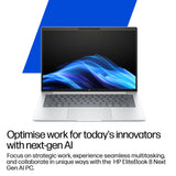 HP EliteBook 8 G1i Next Gen AI Wolf Pro Security Edition Copilot+ PC Intel Core Ultra 7 256V Laptop 35.6 cm (14") WUXGA 16 GB LPDDR5x-SDRAM 1 TB SSD Wi-Fi 7 (802.11be) Windows 11 Pro Silver