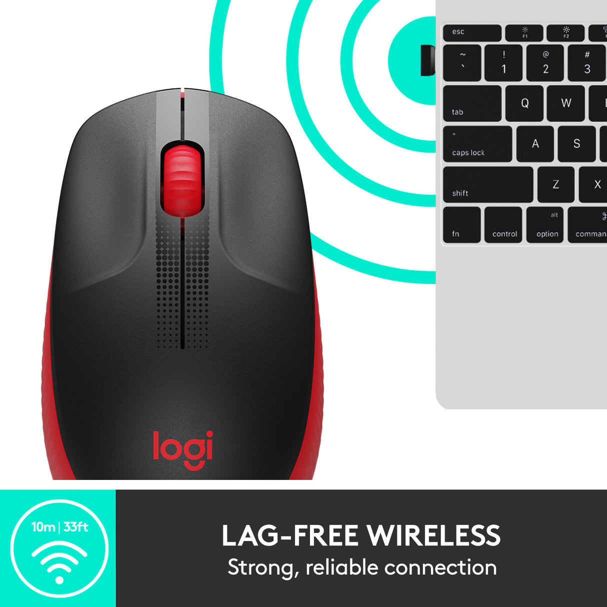 Logitech M190 Full-size wireless mouse