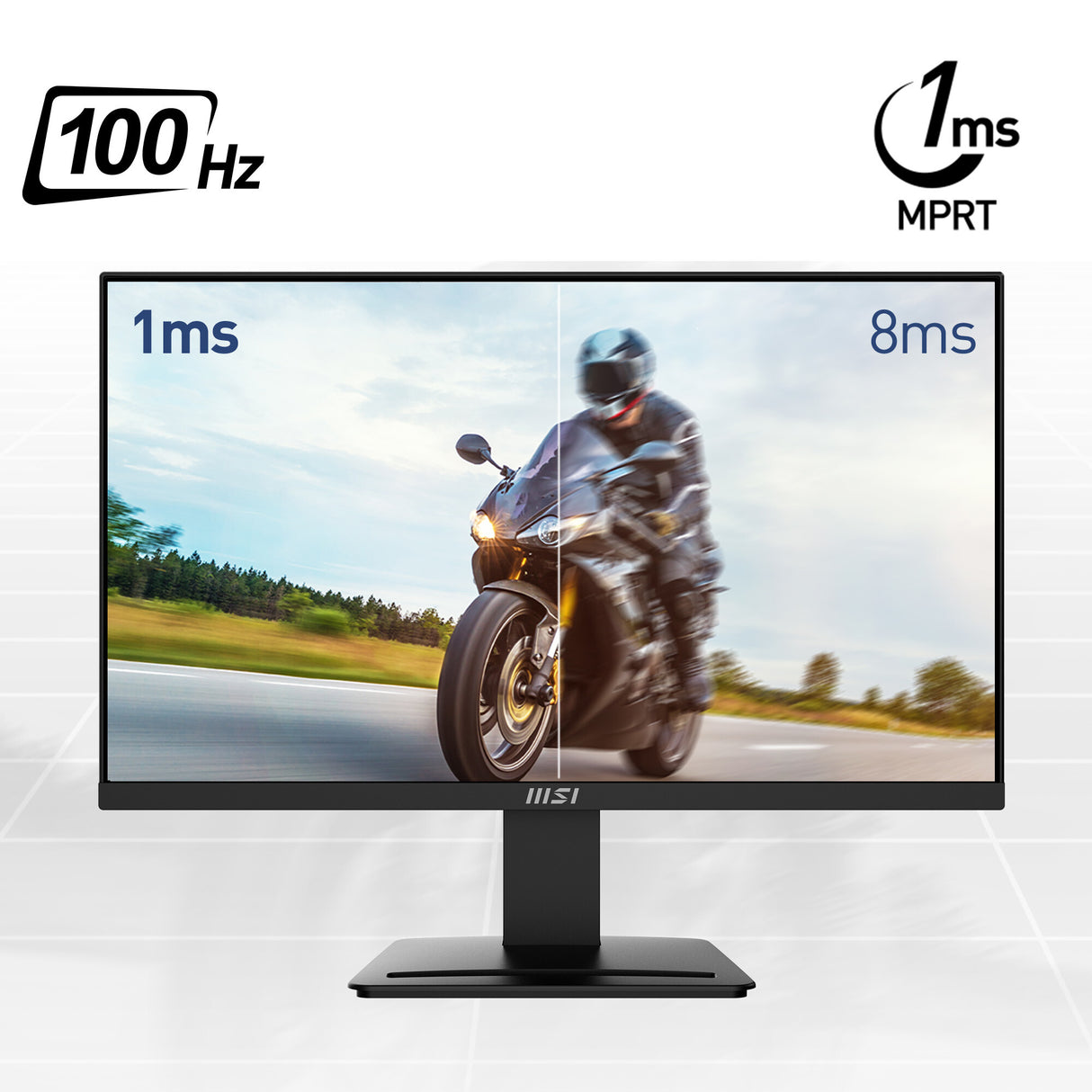 MSI Pro MP2412 computer monitor 60.5 cm (23.8") 1920 x 1080 pixels Full HD LCD Black