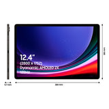 Samsung Galaxy Tab S9+ SM-X810N Qualcomm Snapdragon 256 GB 31.5 cm (12.4") 12 GB Wi-Fi 6 (802.11ax) Android 13 Beige