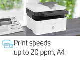 HP Laser MFP 137fnw, Black and white, Printer for Small medium business, Print, copy, scan, fax