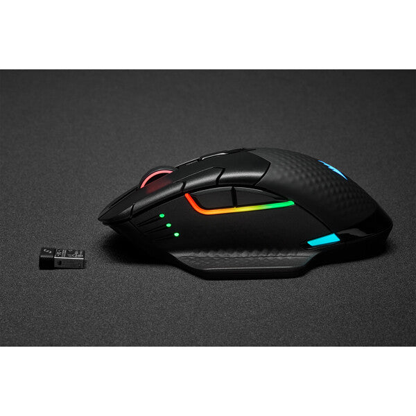 Corsair DARK CORE RGB PRO mouse Gaming Right-hand RF Wireless + Bluetooth + USB Type-A Optical 18000 DPI