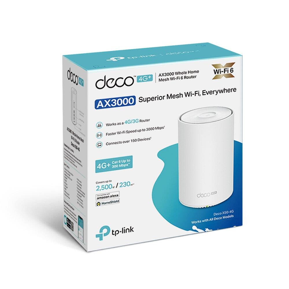 TP-Link 4G+ AX3000 Whole Home Mesh WiFi 6 Gateway