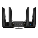ASUS ROG Rapture GT-BE98 wireless router 10 Gigabit Ethernet Quad-band (2.4 GHz / 5 GHz-1 / 5 GHz-2 / 6 GHz) Black