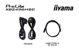 iiyama ProLite XB2496HSC-B1 computer monitor 60.5 cm (23.8") 1920 x 1080 pixels Full HD LED Black