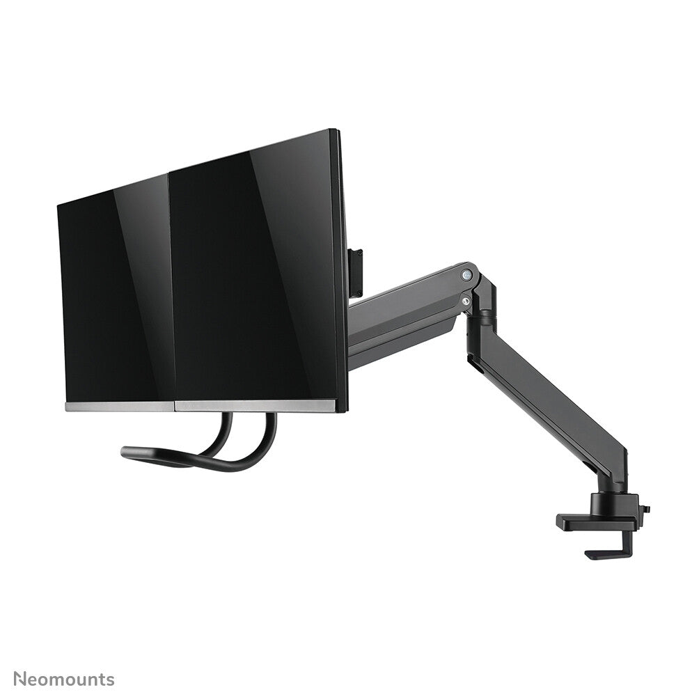 Neomounts NM-D775DXBLACK Monitor arm 10-32" - gas spring - Topfix - 180°-stop