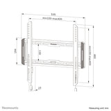Neomounts WL30-550BL14 TV mount wall 40-75" - ultra-flat - easy install