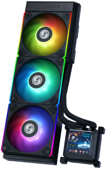 Lian Li HydroShift LCD 360S Computer case All-in-one liquid cooler 12 cm Black