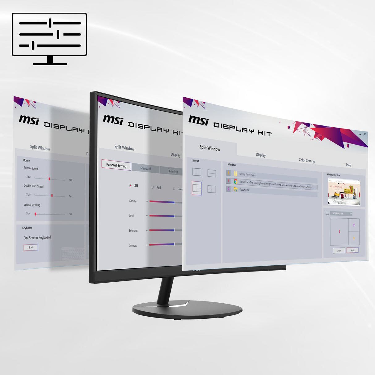 MSI Pro MP271CA computer monitor 68.6 cm (27") 1920 x 1080 pixels Full HD LED Black