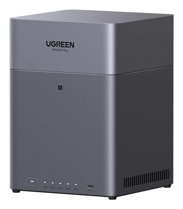 Ugreen DH4300 Plus NAS Mini Tower 8 GB LPPDDR4X UGOS Pro Grey